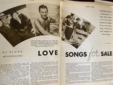 Irving Berlin, Four Page Vintage Clipping, a