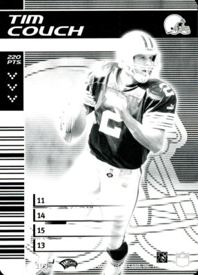 MONOCHROME Tim Couch BROWNS Kentucky WILDCATS