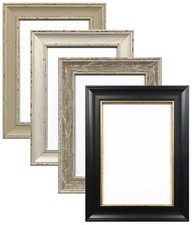 Ornate Shabby Chic Picture frame Photo frame Black White Grey or Walnut