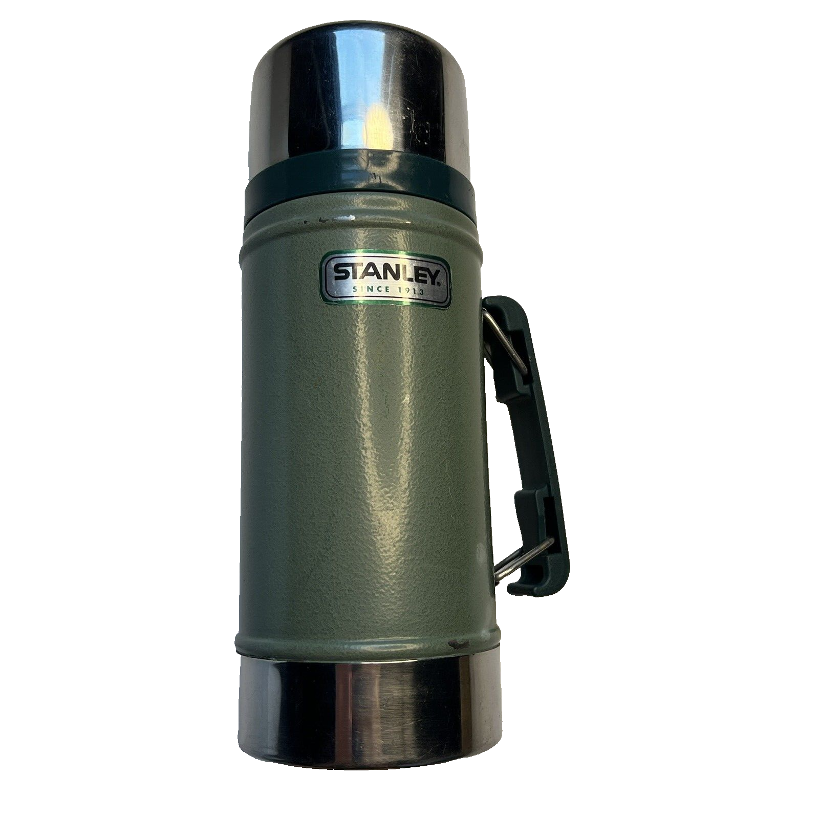 Stanley 24oz Wide Mouth Green Stainless Steel Vacuum Insulated Thermos Bottle