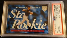 RARE 1995 DEREK JETER UPPER DECK ELECTRIC DIAMOND #225 PSA 10 POP 17 (734)