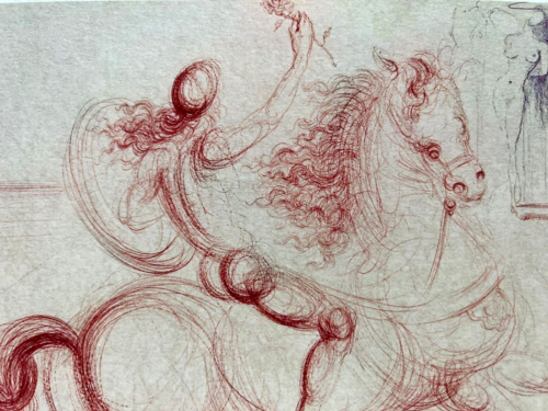 Salvador Dali Litografia COA originale firmata numerata a mano crayon Dalì@ - Bild 4 von 12