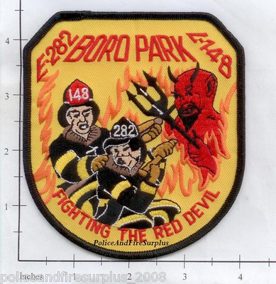 Fire Engine 282 New York City NY Fire Dept Engine 282 Ladder 148 Patch v10 | eBay