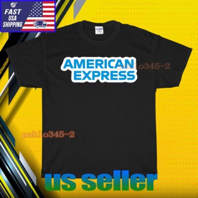 NEW SHIRT AMEX AMERICAN EXPRESS LOGO T-SHIRT UNISEX FUNNY AMERICAN SIZE ...