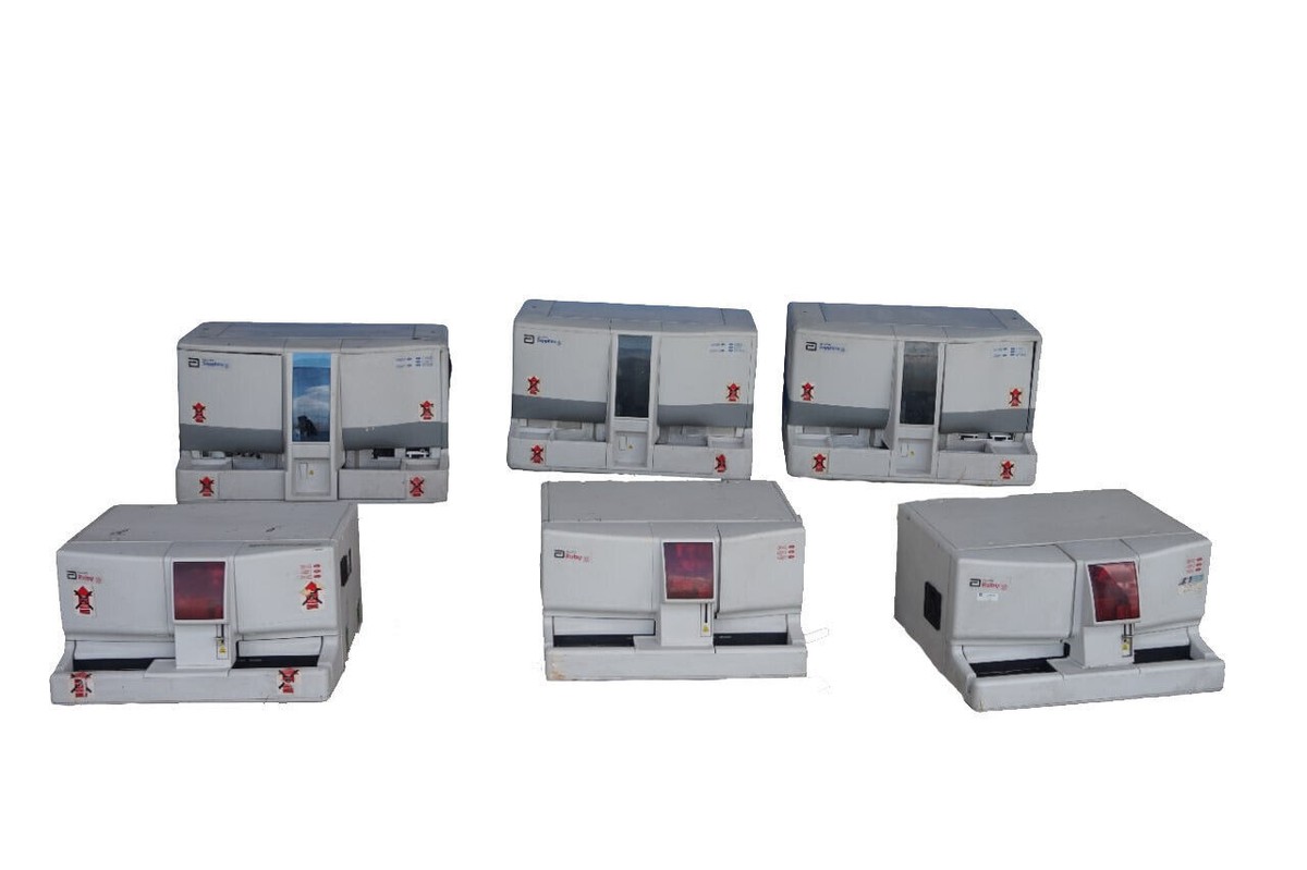 6 UNITS Abbott CELL-DYN Ruby Hematology Analyzer & CeLL-DYN