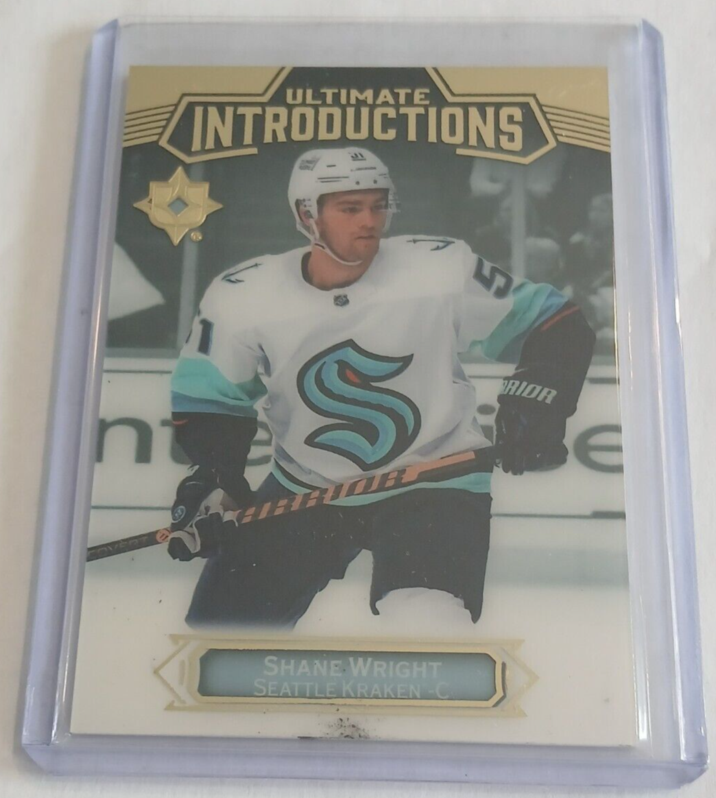2022-23 Ultimate Collection Introductions Gold Shane Wright #UI-41 Rookie RC