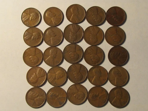 Roll 1930 D Lincoln Wheat Cents Penny in Good or Better Condition 50 Coins