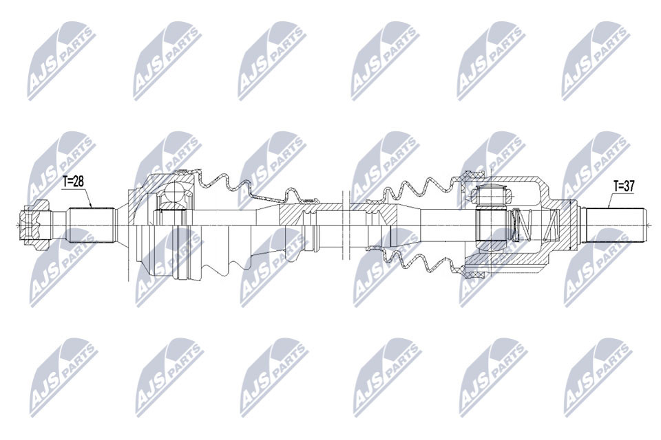 NPW-PE-061 NTY Drive Shaft for CITROËN,PEUGEOT,TOYOTA