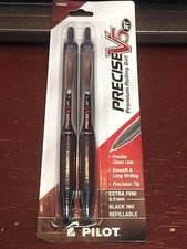 Pilot Precise V5 Premium Rolling Ball Extra Fine 0.5mm Black Ink Smooth Clean
