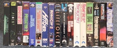 Horror, Action, Sci-fi VHS Lot(19 Tapes) Cemetery Man, From Beyond, Dog Soldiers