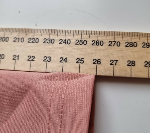 SHOWPO Womens Dress Size 16 Pink Stretch Knit Short Sleeve Round Neck A-line - Picture 9 of 11