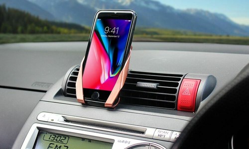 Bracket Shaped Magnetic Adjustable Car Air Vent Mounts Phone GPS Stand Holder - Picture 5 of 17