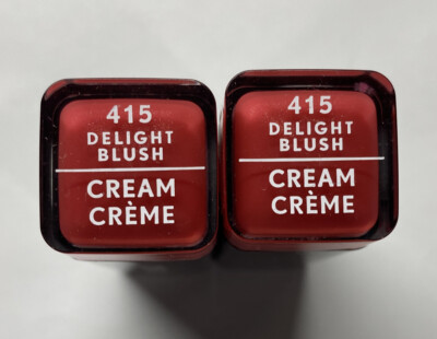 Covergirl Exhibionist Creme Lipstick #415 Delight Blush (2 Pack) Sealed