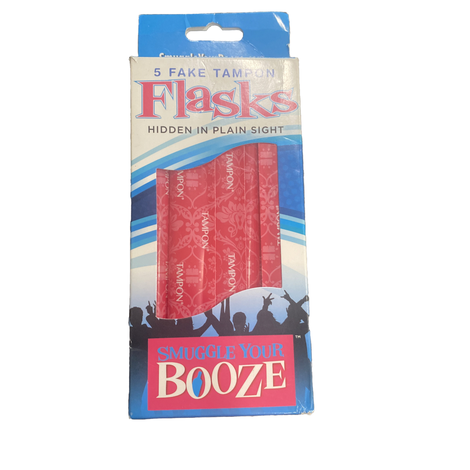 Smuggle Booze Containers Smuggle Your Booze 5 Fake Tampon Booze Tubes Alcohol Flask Concert ...