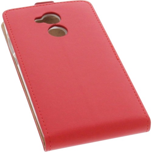 Funda para Huawei Honor 6A Protectora Teléfono Móvil con Tapa Carcasa Roja - Imagen 4 de 4