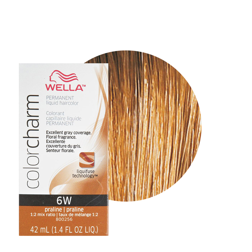 wella Wella Color Charm Permament Liquid Hair Color 42mL Praline 6W