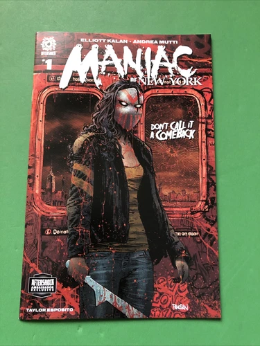NEW Maniac of New York #1 Don't Call it a Comeback AfterShock Variant Cover 2023