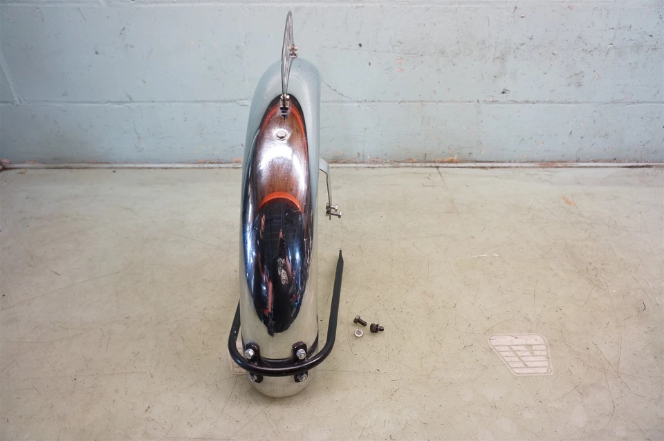 1954 BSA B31 BB31 B33 350 rígido Gold Star A10 M20 *2083 guardabarros delantero Foto 3 de 4