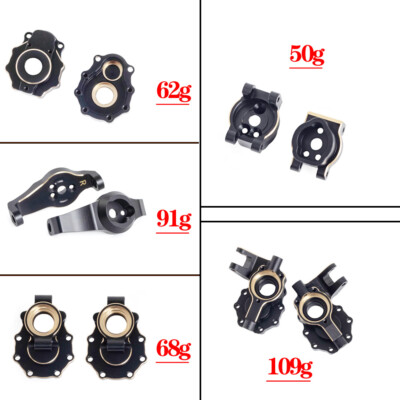 Brass Counter Weight Portal Drive Housing Kit For 1/10 Traxxas TRX4 TRX6 RC Part