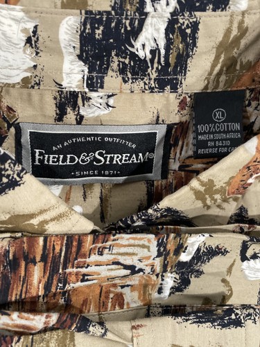 NWT Field & Stream Rustic Goats Outdoors Hiking Camp  Long Sleeve Shirt Size XL - Picture 6 of 8