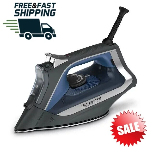 SALE Performance Steam Iron Effortless Vertical Steaming Stainless Steel Blue