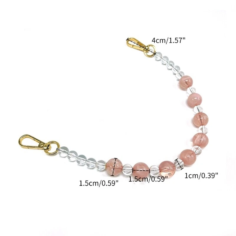 Belt Bag Chain Strap Replacement Round Bead Handbag Accessory