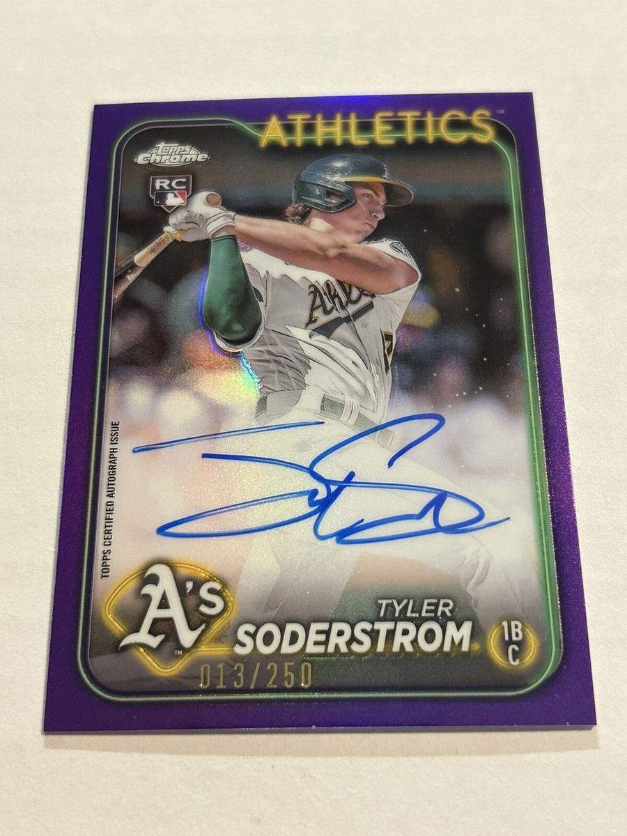 TYLER SODERSTROM 直筆サインボール A's TYLER SODERSTROM 直筆サインボール A's TYLER SODERSTROM タイラー