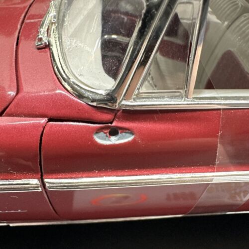 1:18 Signature Models 1955 Chrysler Imperial Diecast Car Plum Red - Picture 8 of 21