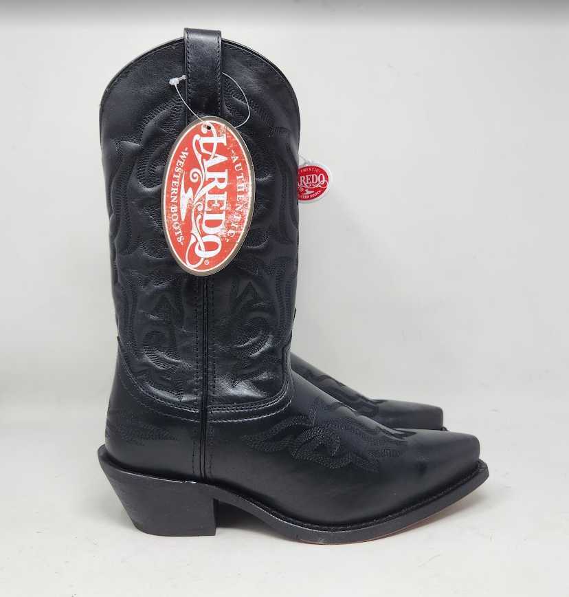 Laredo Men\'s Size‎ 12 EW Western Black Cowboy Boots Brand New Men main image 3