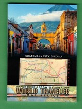 2021 UPPER DECK GOODWIN CHAMPIONS GUATEMALA CITY WORLD TRAVELER MAP RELICS
