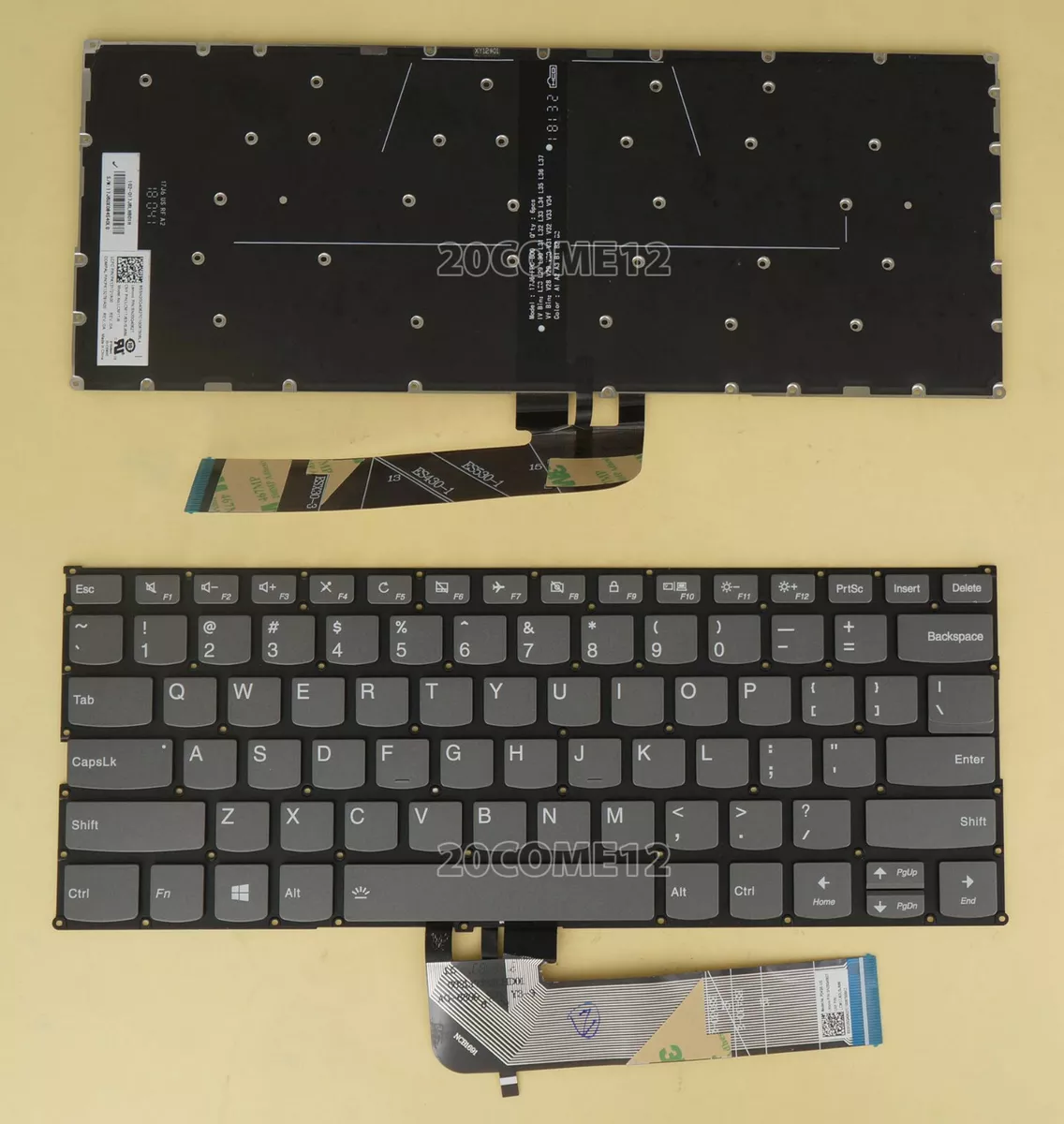 New for Lenovo ThinkBook 14-IIL Type 20SL 14-IML Keyboard Backlit