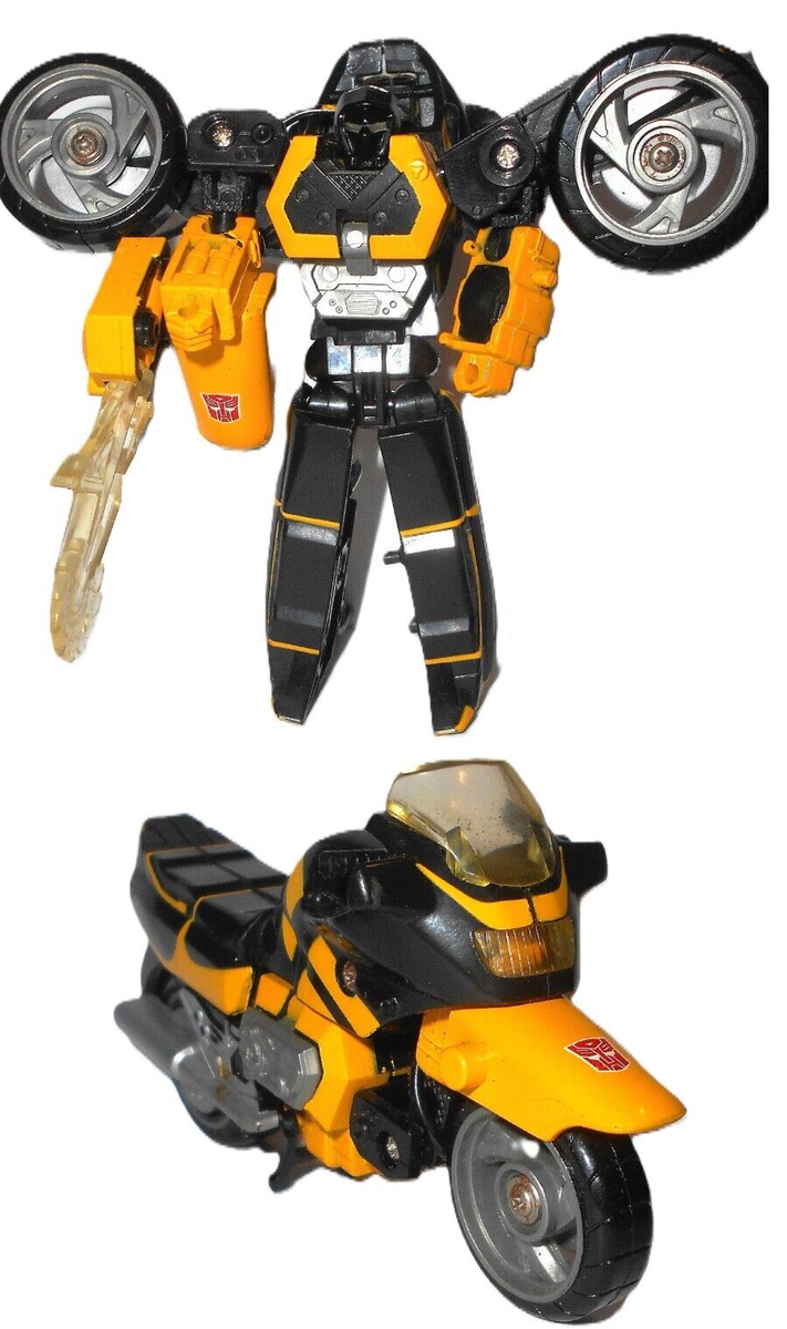 TRANSFORMERS robots in disguise SIDEWAYS complete motorcycle RID
