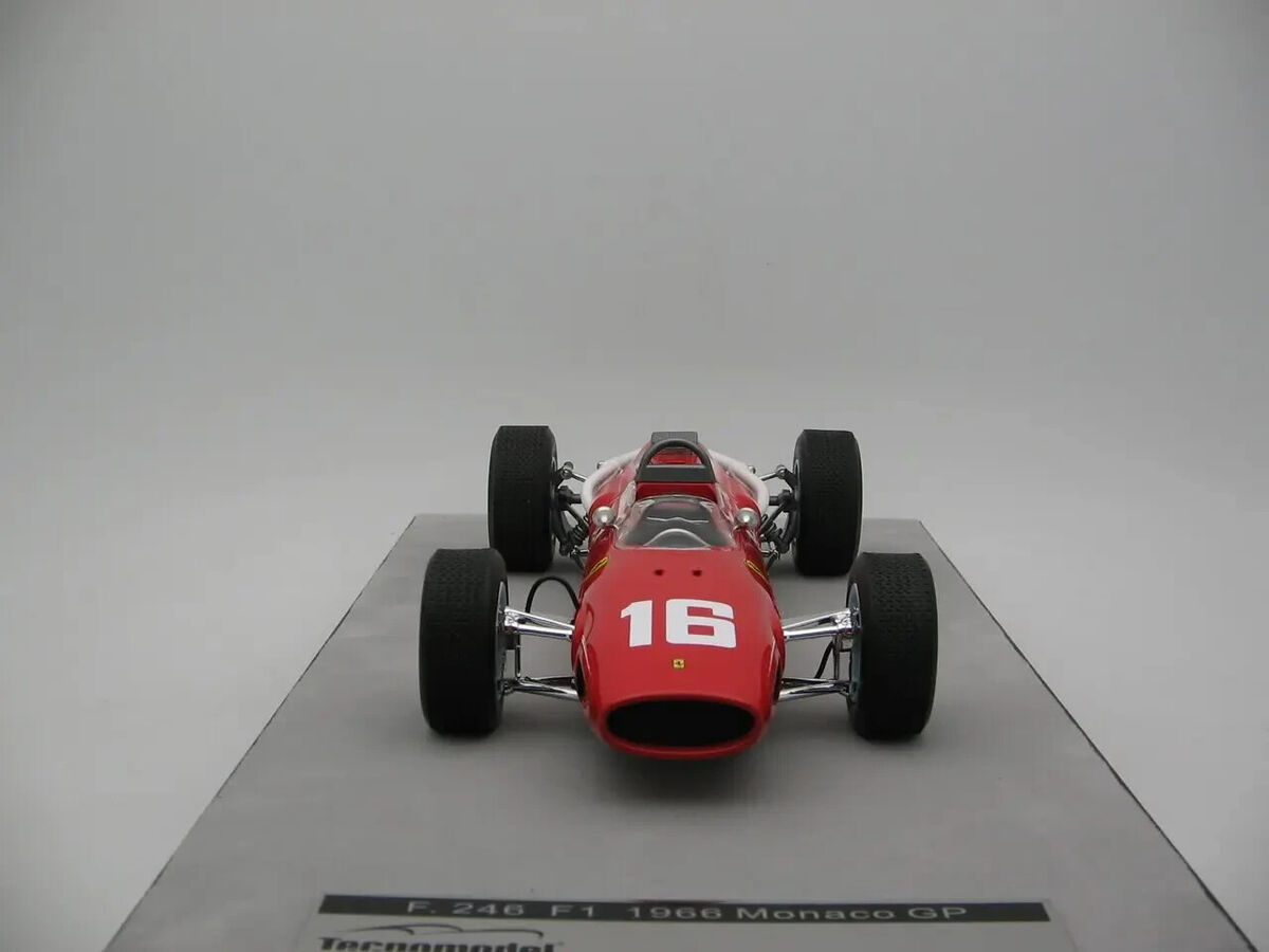 Tecnomodel FERRARI F1 246 T81 MONACO GP 1966 BALDINI #16 1 Tecnomodel FERRARI F1 246 T81 MONACO GP 1966 BALDINI #16 1