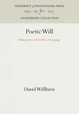 Poetic Will by David Willbern: Used