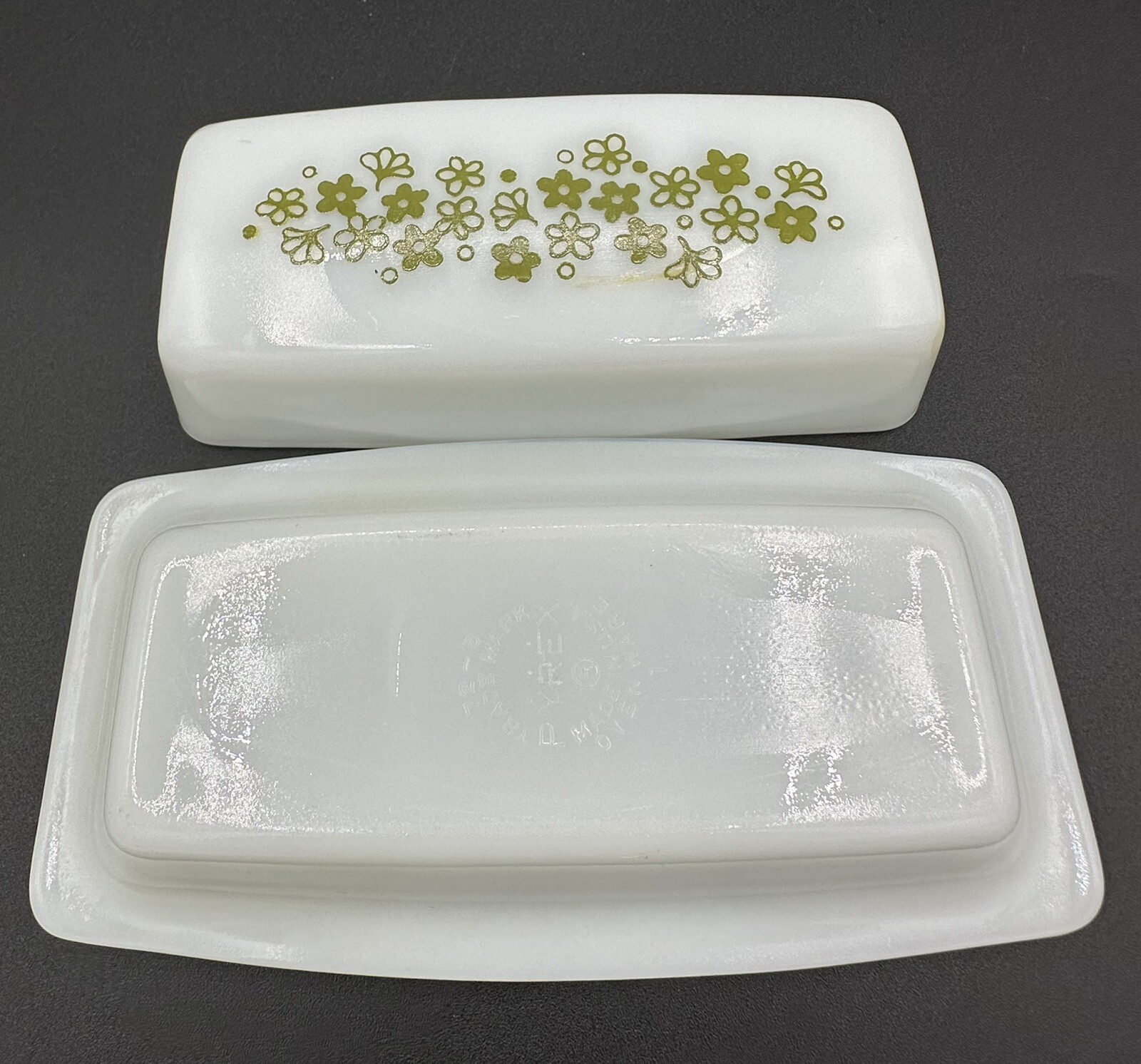 Vintage Pyrex Spring Blossom Crazy Daisy Butter Dish **read eBay