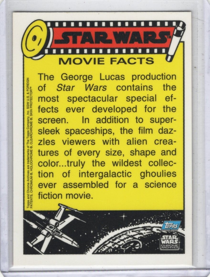 1999 Topps Chrome Archives Star Wars #12 Distracted by Solo's assault - Picture 2 of 2