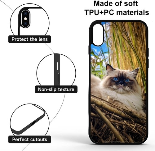 Anti scratch Cover For Samsung A15 A16 S23 S24 S25 Ultra FE Himalayan breed cat - 第 19/25 張圖片