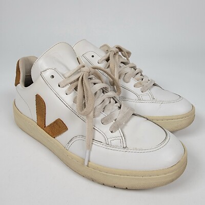 Veja Urca Womens Size 6 US / 37 White Brown Leather Casual Sneakers Shoes