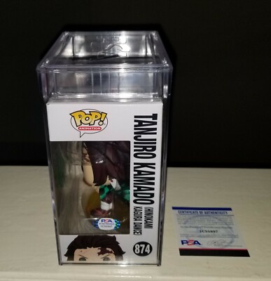 Funko Pop Demon Slayer Tanjiro SE #874 Zach Aguilar Signed