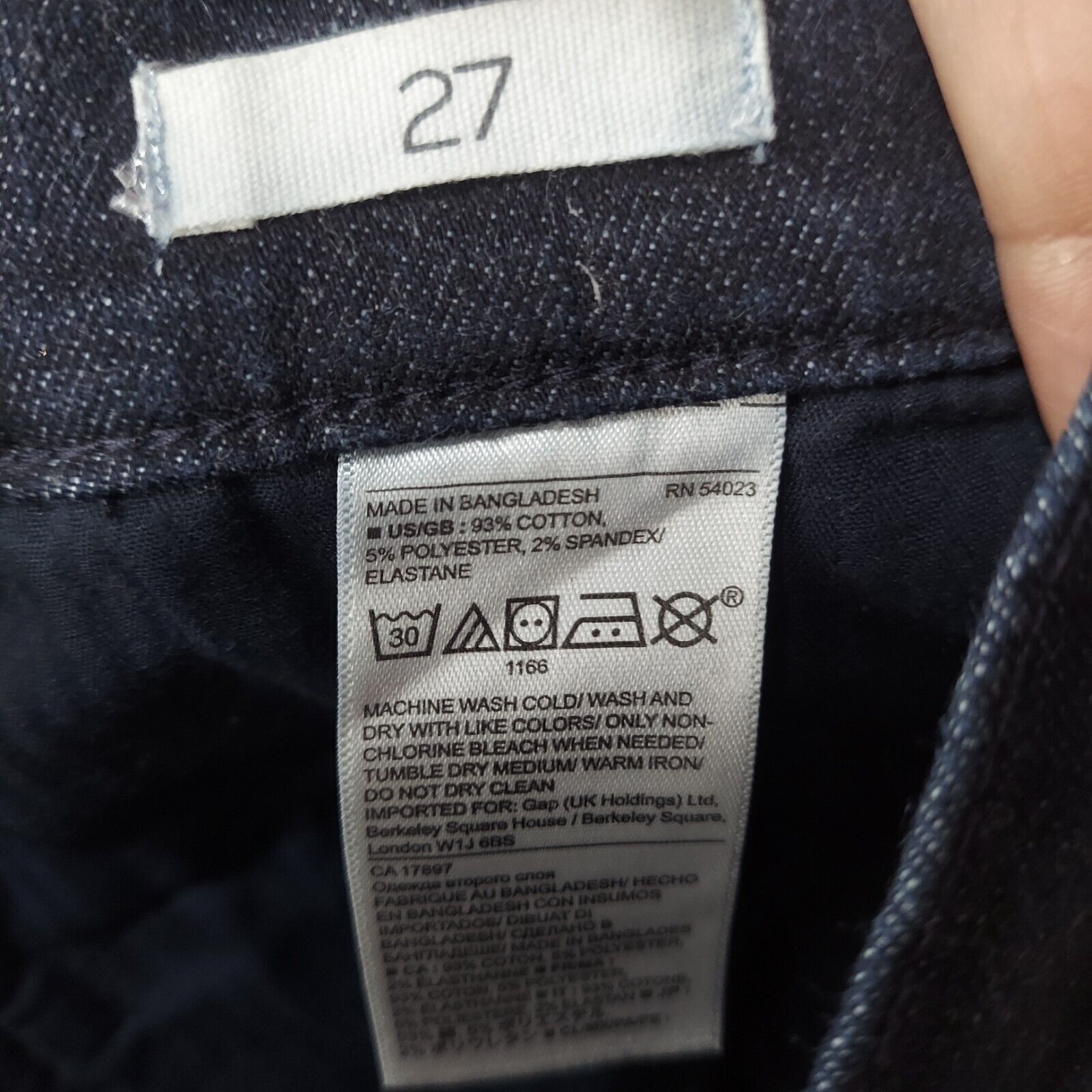 banana republic women's jeans size 27 premium den… - image 12