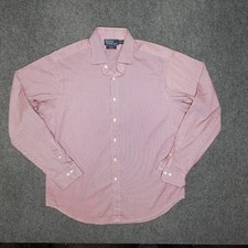 Polo Ralph Lauren Shirt Mens 17 Striped Regent Classic Fit Long Sleeve Dress