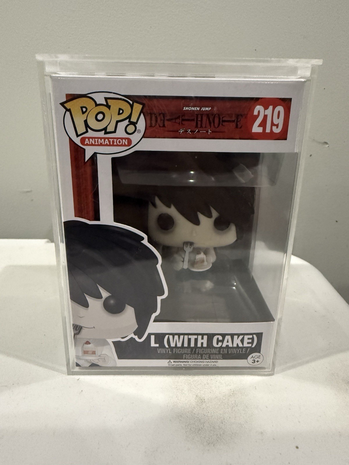 Funko Pop! Vinilo: Death Note L (con pastel) #219 Death Note