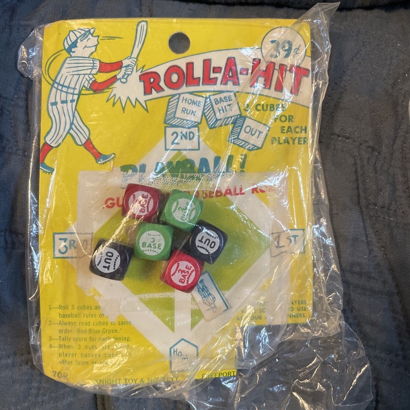 Knight Toy Roll A Hit Vintage Game 39cent