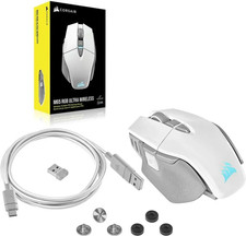 Corsair Gaming M65 RGB Ultra Wireless (Blanc)