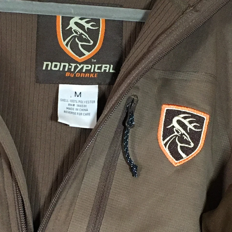 In-Season Drake Non-Typical M Scent Control Hunting Hoodie Jacket Brown Tan - Image 2 of 4