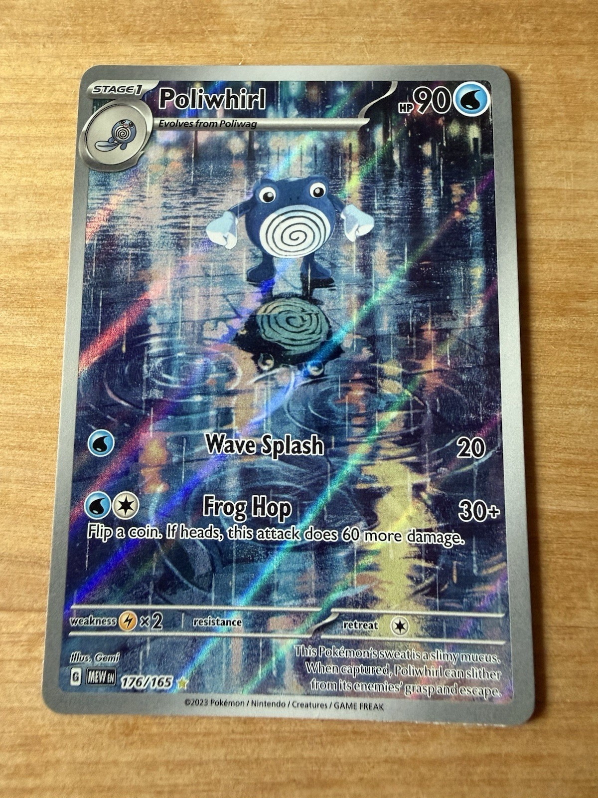 Poliwhirl 176/165 Sv: Scarlet & Violet 151 Holo