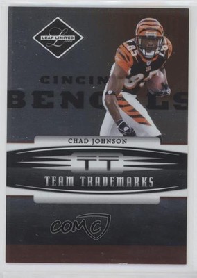 2006 Leaf Limited Team Trademarks 91/100 Chad Johnson #TT-10 0q3