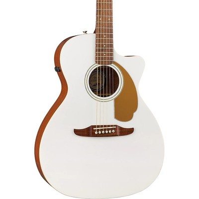 Fender Newporter Player LimitedEdition AcousticElectric Guitar Arctic White