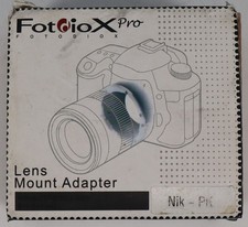 Fotodiox Pro Lens Mount Adapter Nikon Lens to Pentax K