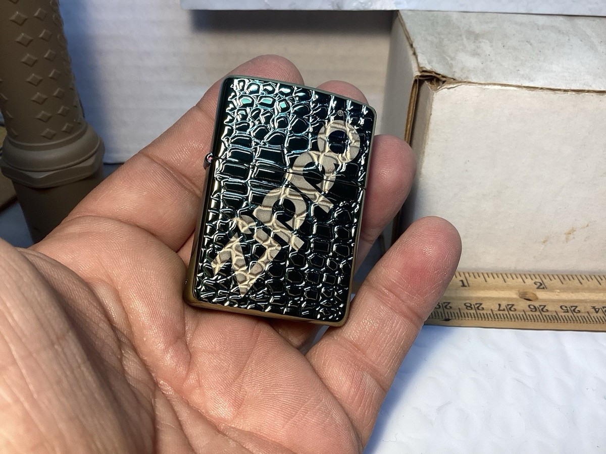 Rare Zippo 2017 Armor CHAMELEON Alligator pattern Lighter. New | eBay